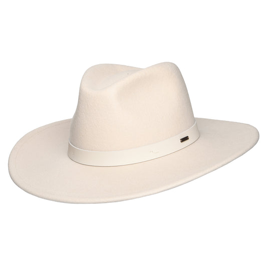 Chapeau Fedora en Laine Feutrée Harper crème BRIXTON