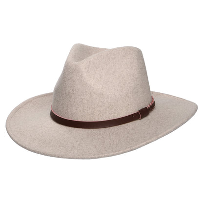 Chapeau Fedora Safari Provato Knit Jolene taupe SCALA