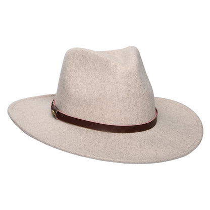 Chapeau Fedora Safari Provato Knit Jolene taupe SCALA