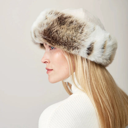 Chapeau Hiver en Fausse Fourrure lynx HELEN MOORE