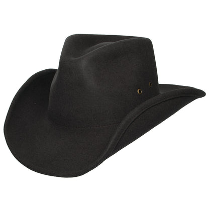 Chapeau de Cowboy en Laine Feutrée Weather Guard Scottsdale chocolat BRIXTON