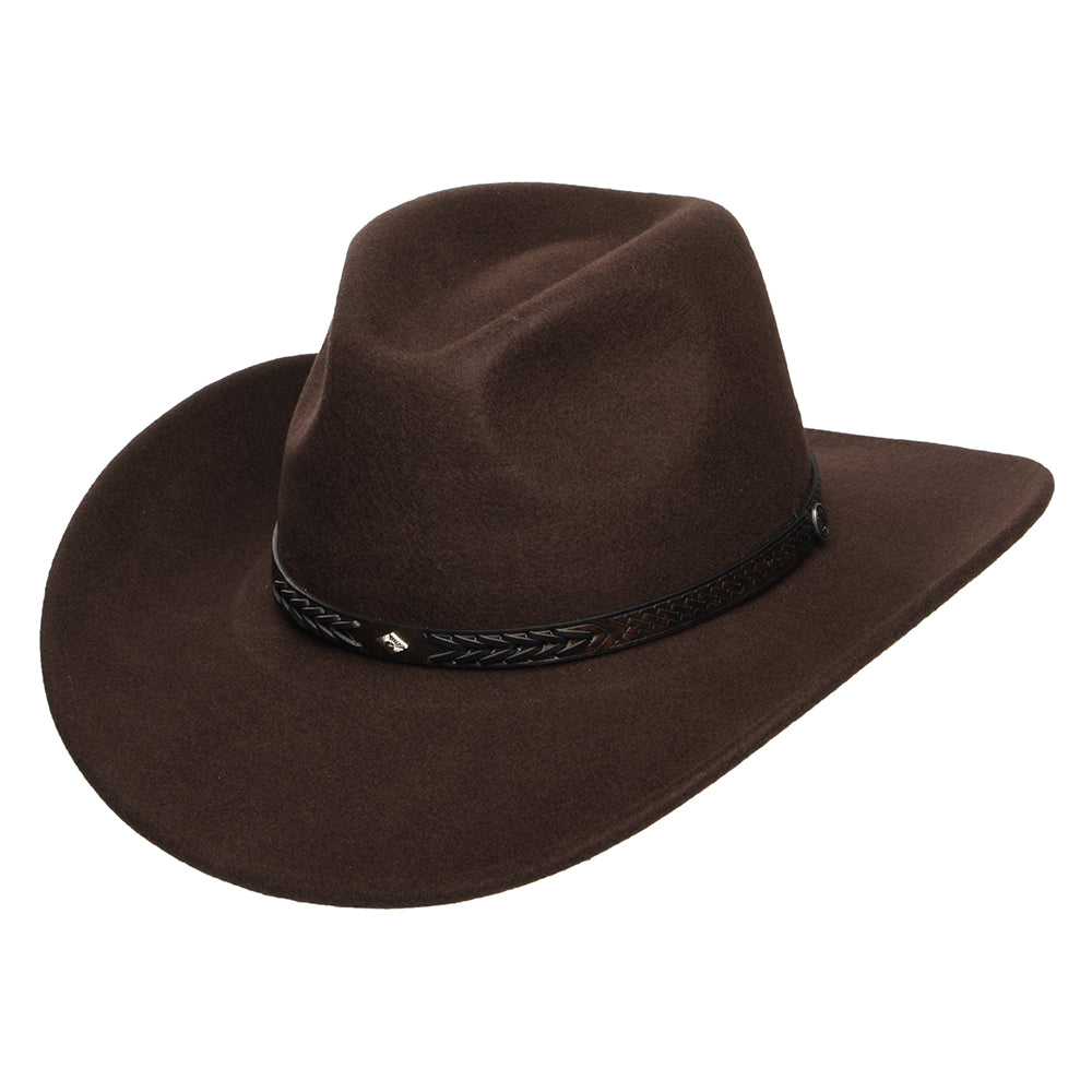 Chapeau de Cowboy Comanche marron JAXON & JAMES