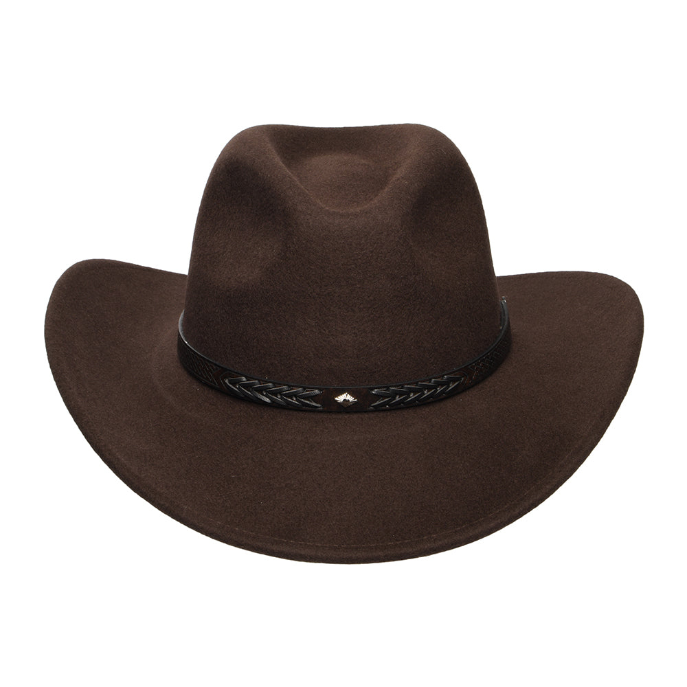 Chapeau de Cowboy Comanche marron JAXON & JAMES