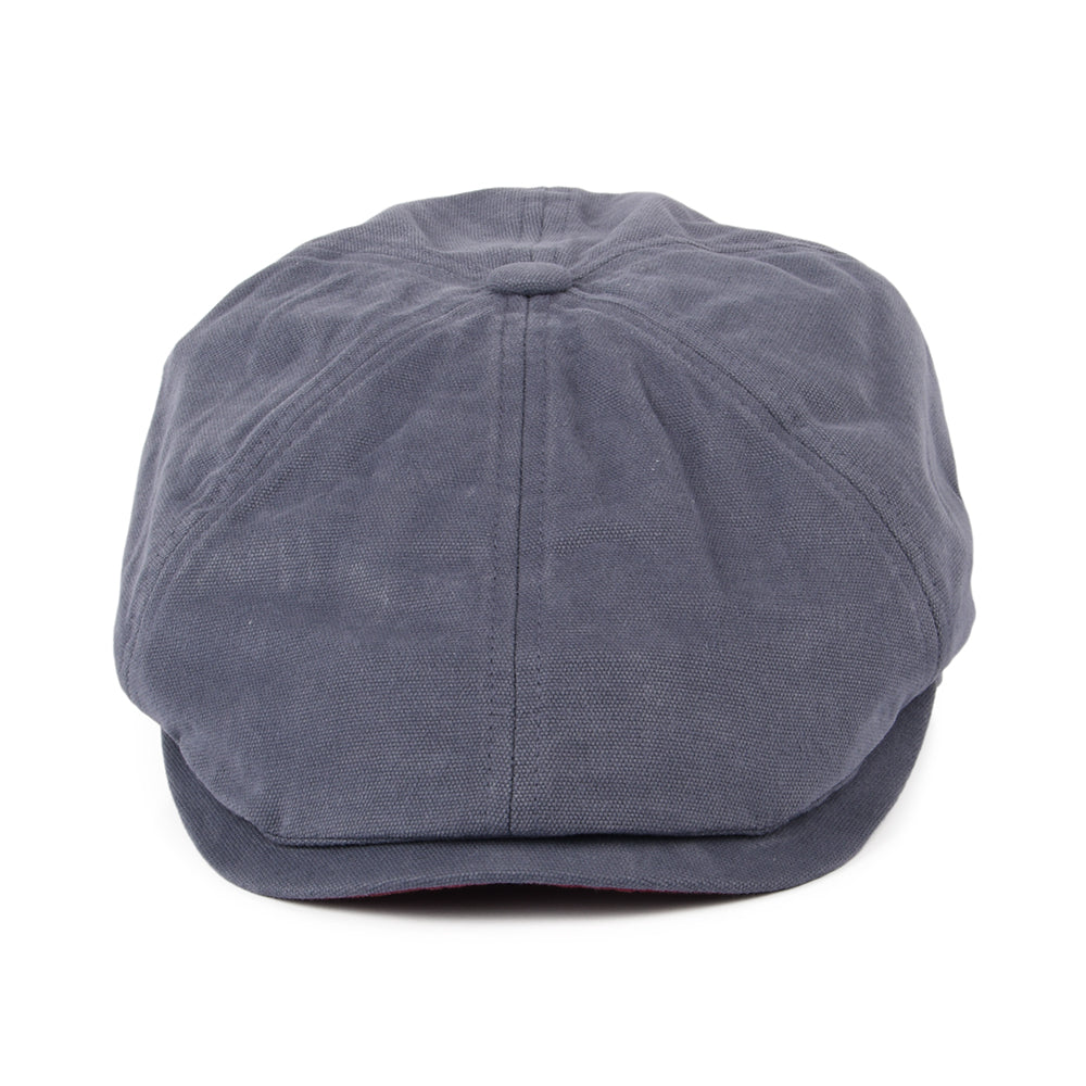 Casquette Gavroche en Toile de Coton Hudson ardoise-brique FAILSWORTH