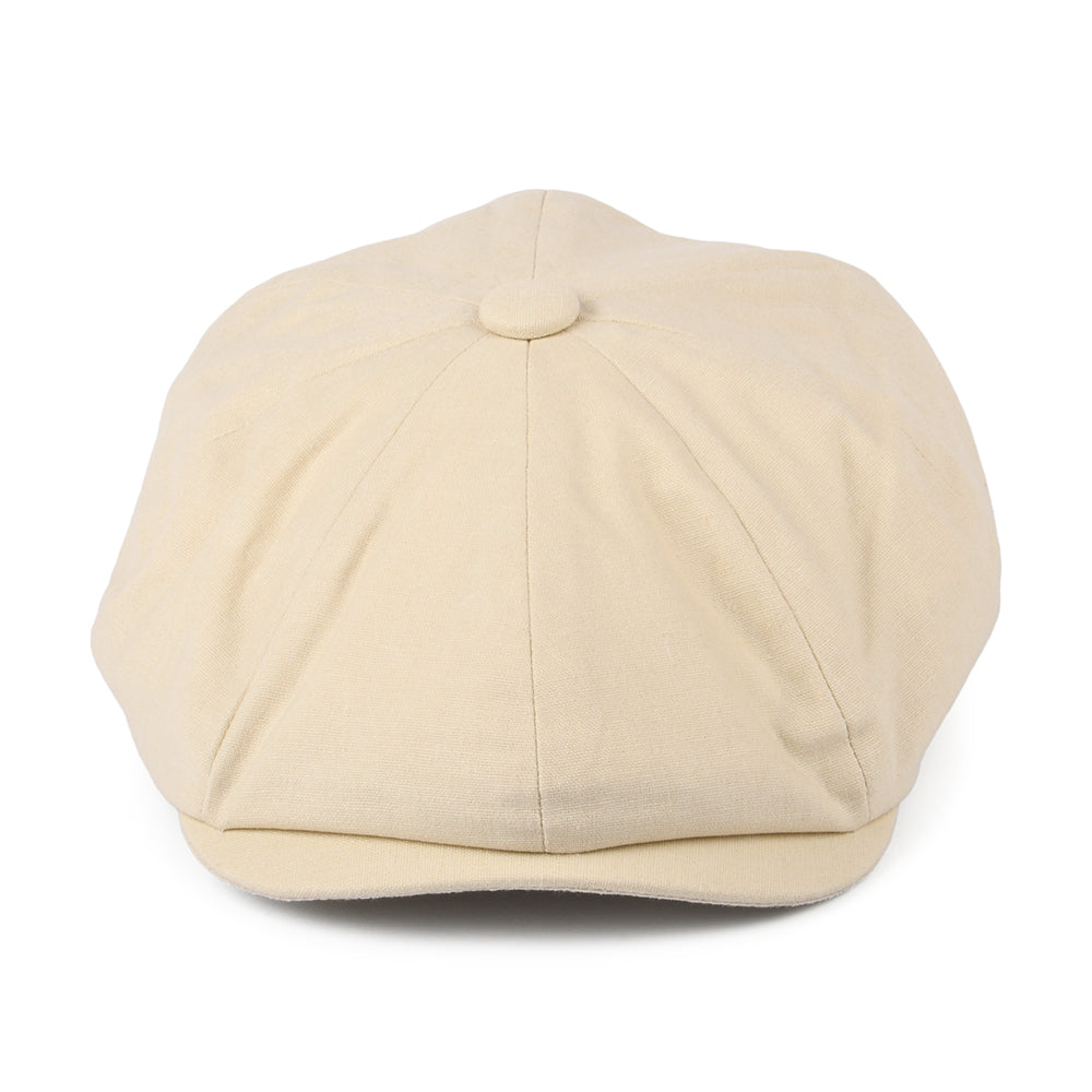 Casquette Gavroche à 8 Pans en Coton et Lin babeurre CHRISTYS