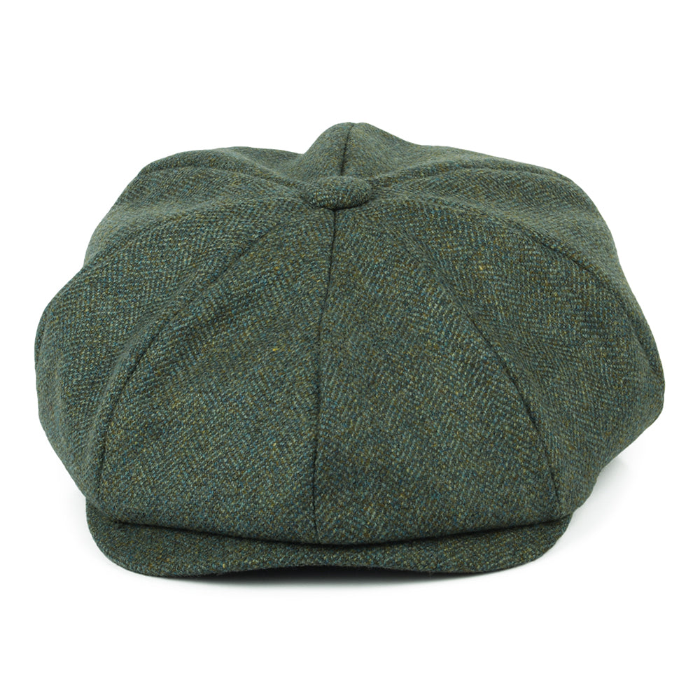 Casquette Gavroche à 8 Pans en Tweed Lovat Teviot forêt CHRISTYS