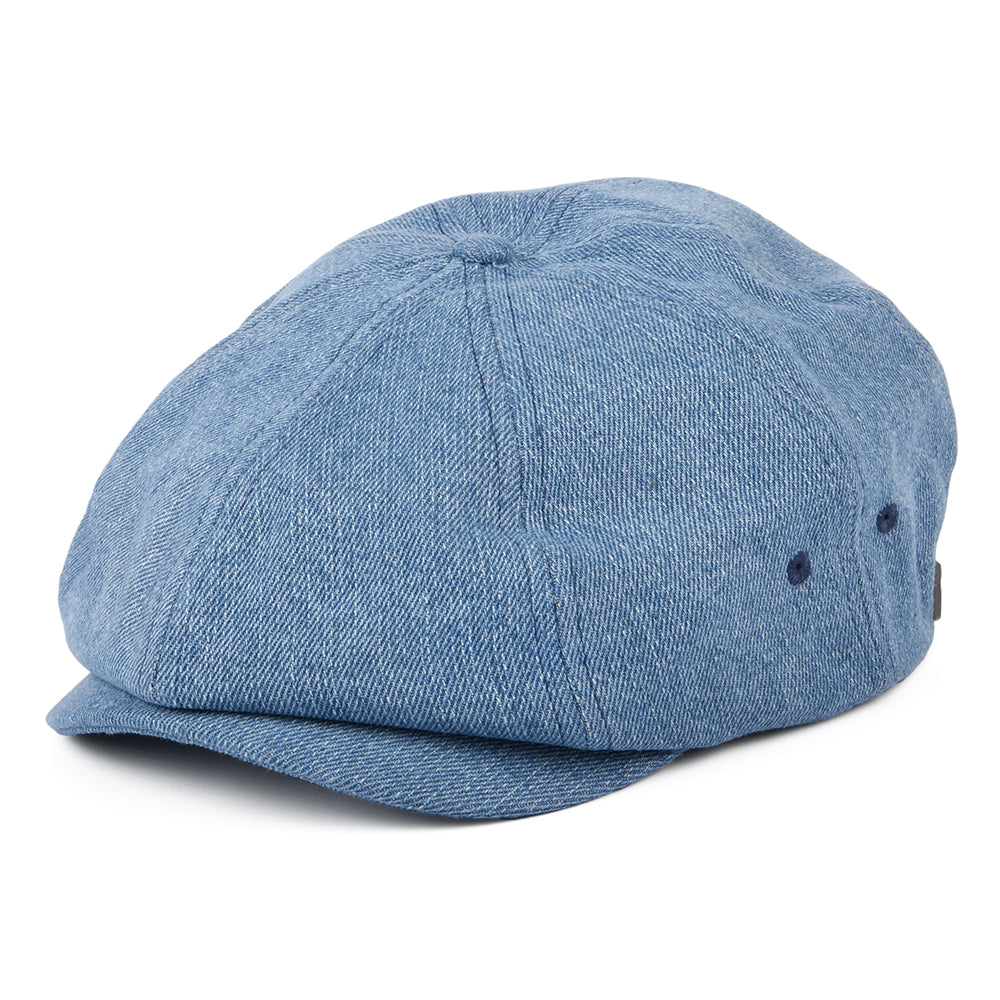 Casquette Gavroche Lègere Brood denim délavé BRIXTON