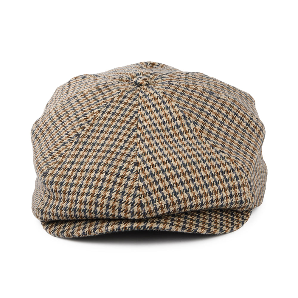 Casquette Gavroche Pied-de-Poule Brood sable-bleu clair BRIXTON