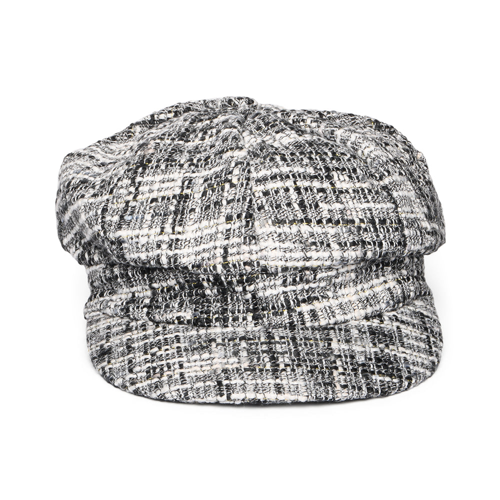 Casquette Gavroche en Tweed gris WHITELEY