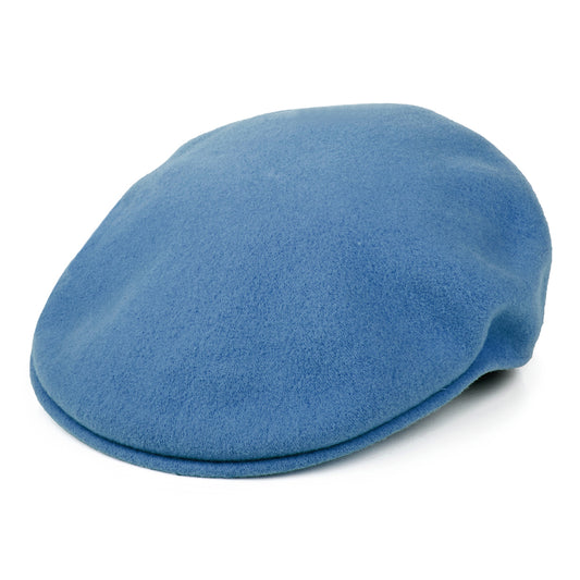 Casquette Plate en Laine 504 bleu denim KANGOL