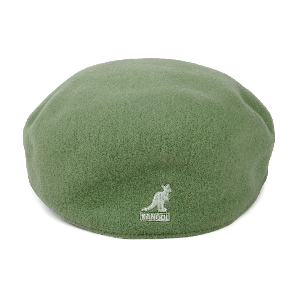 Casquette Plate en Laine 504 olive KANGOL