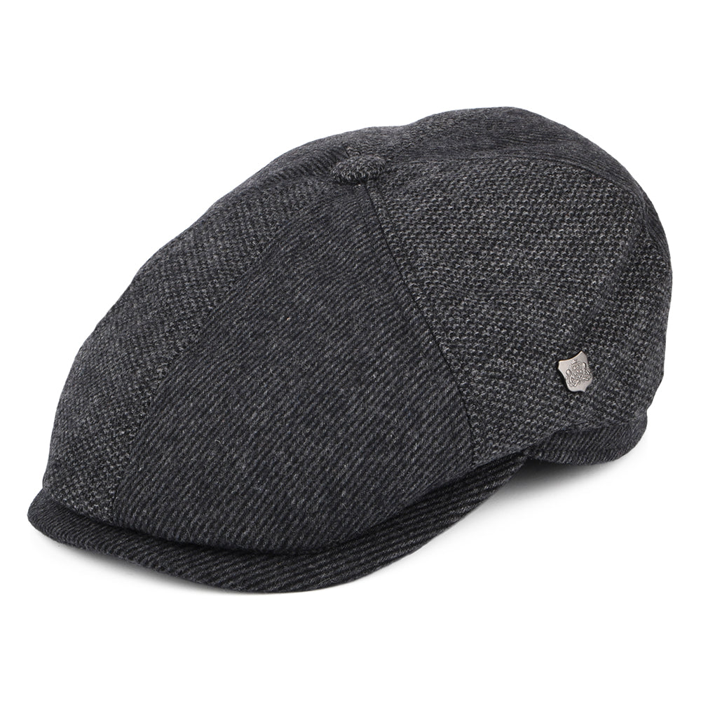 Casquette Gavroche en Laine Mélangée Hudson Mix anthracite FAILSWORTH