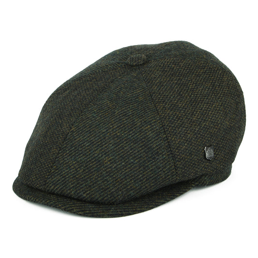 Casquette Gavroche en Laine Mélangée Hudson Mix loden FAILSWORTH