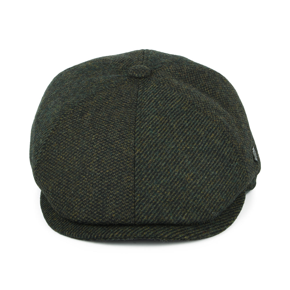 Casquette Gavroche en Laine Mélangée Hudson Mix loden FAILSWORTH