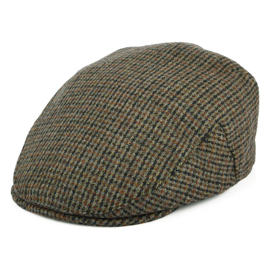 Casquette Plate en Laine Mélangée Worcester olive FAILSWORTH