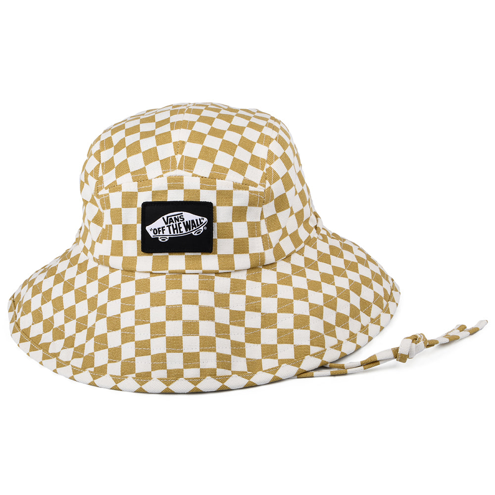 Chapeau Bob Sunny Side Check sable-blanc VANS