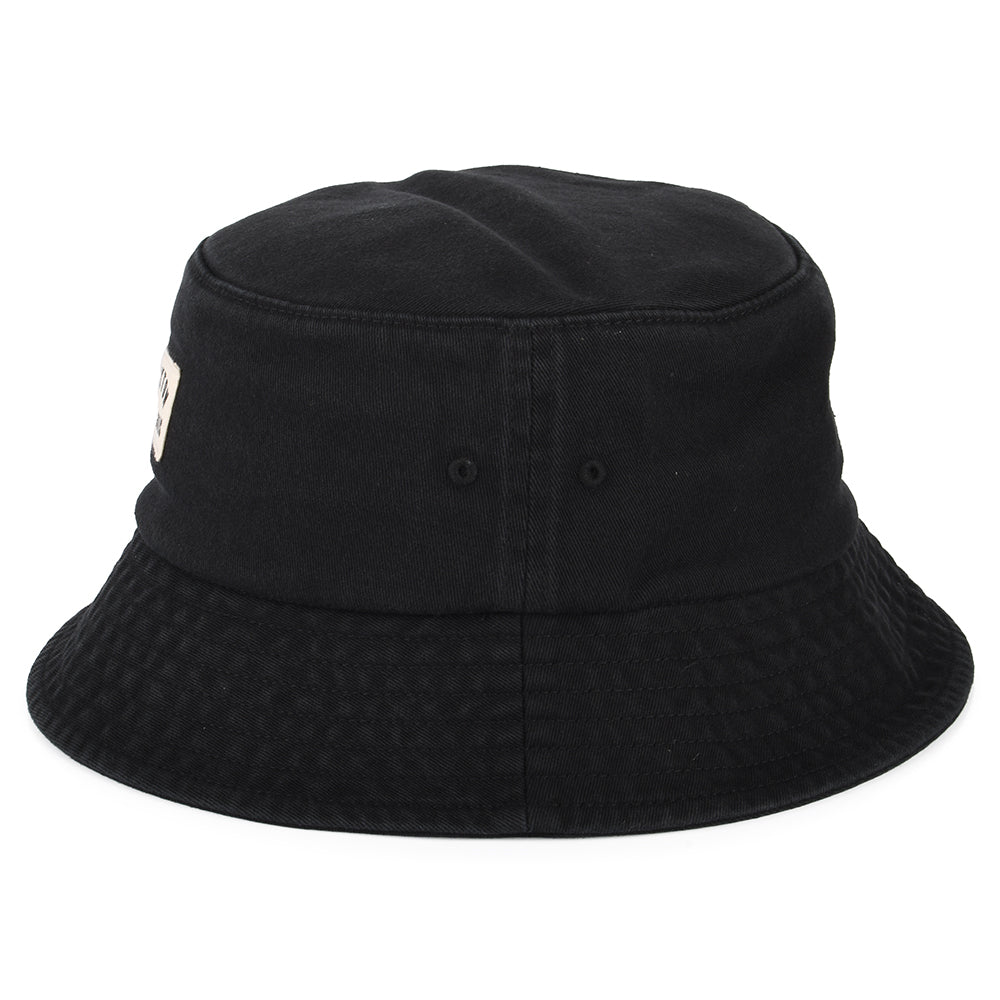 Chapeau Bob Délavé Pliable Woodburn noir BRIXTON