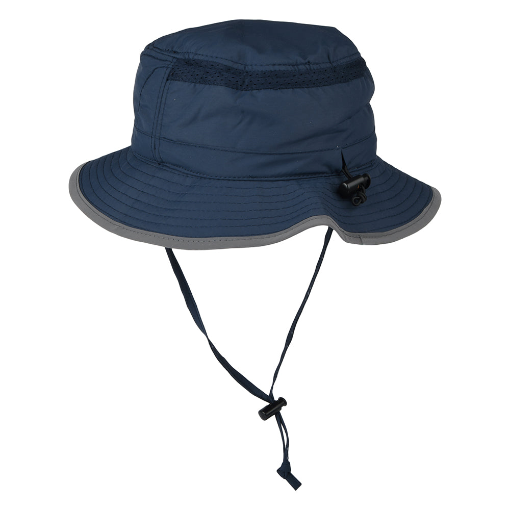 Chapeau Bob Boonie Rafraîchissant Hemisfear bleu marine DORFMAN PACIFIC