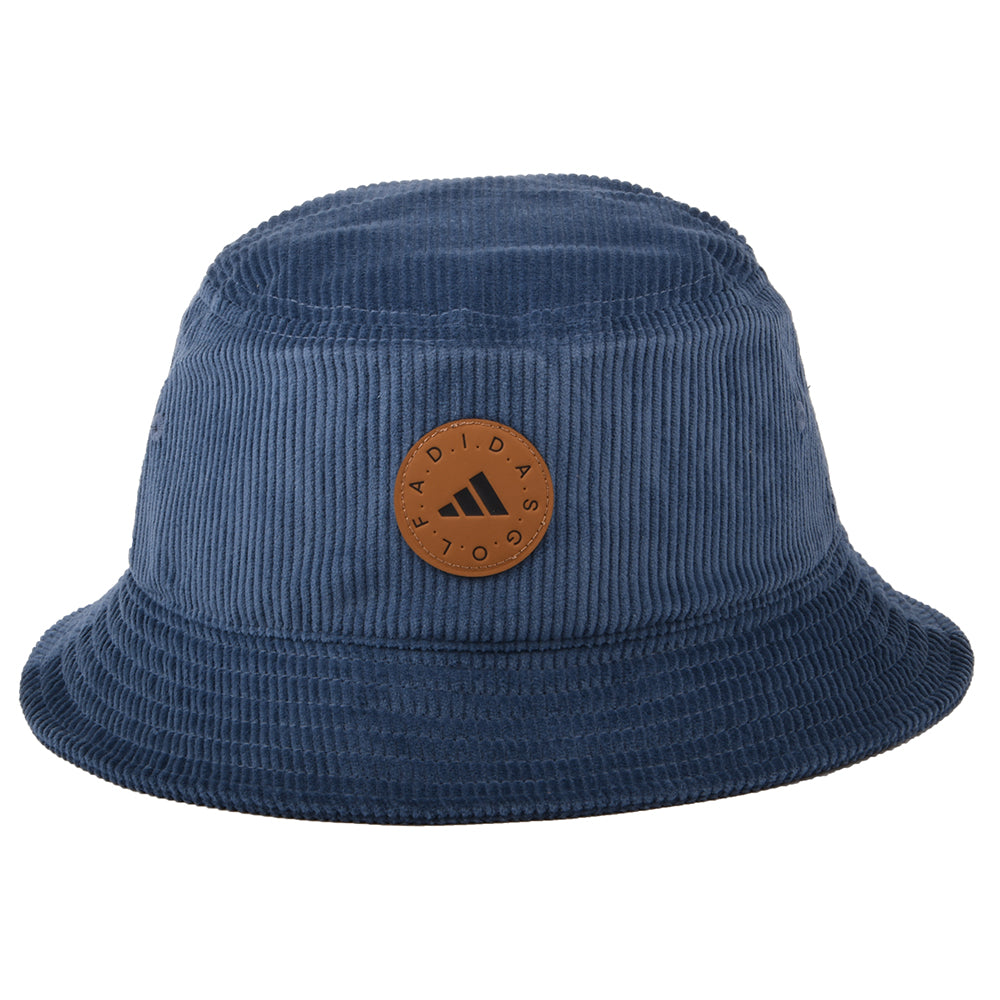 Chapeau Bob Femme en Velours Côtelé bleu encre ADIDAS