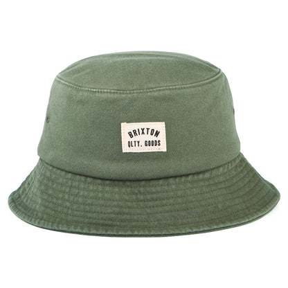 Chapeau Bob Délavé Pliable Woodburn olive BRIXTON