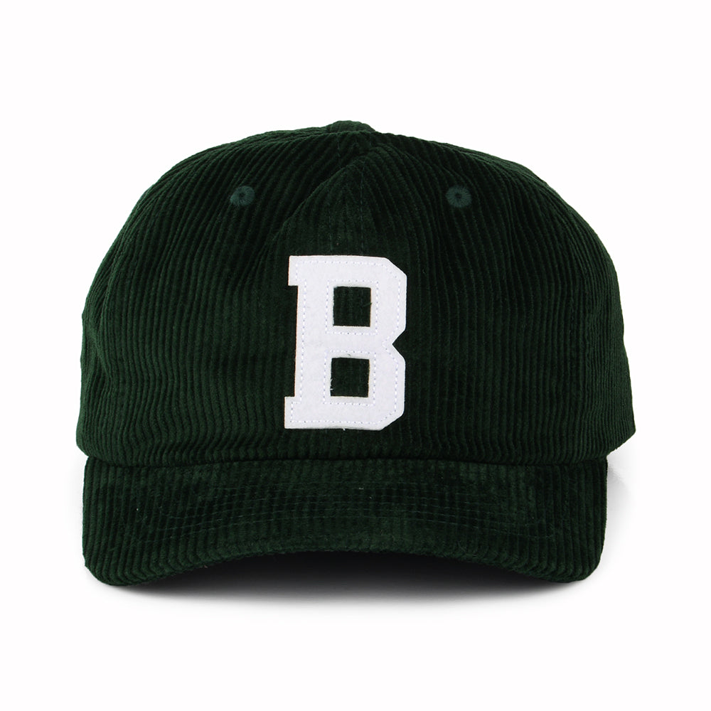 Casquette en Velours Côtelé Big B MP vert BRIXTON