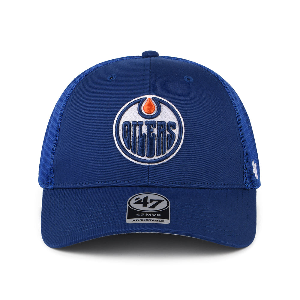 Casquette Trucker NHL Branson MVP Edmonton Oilers bleu roi 47 BRAND