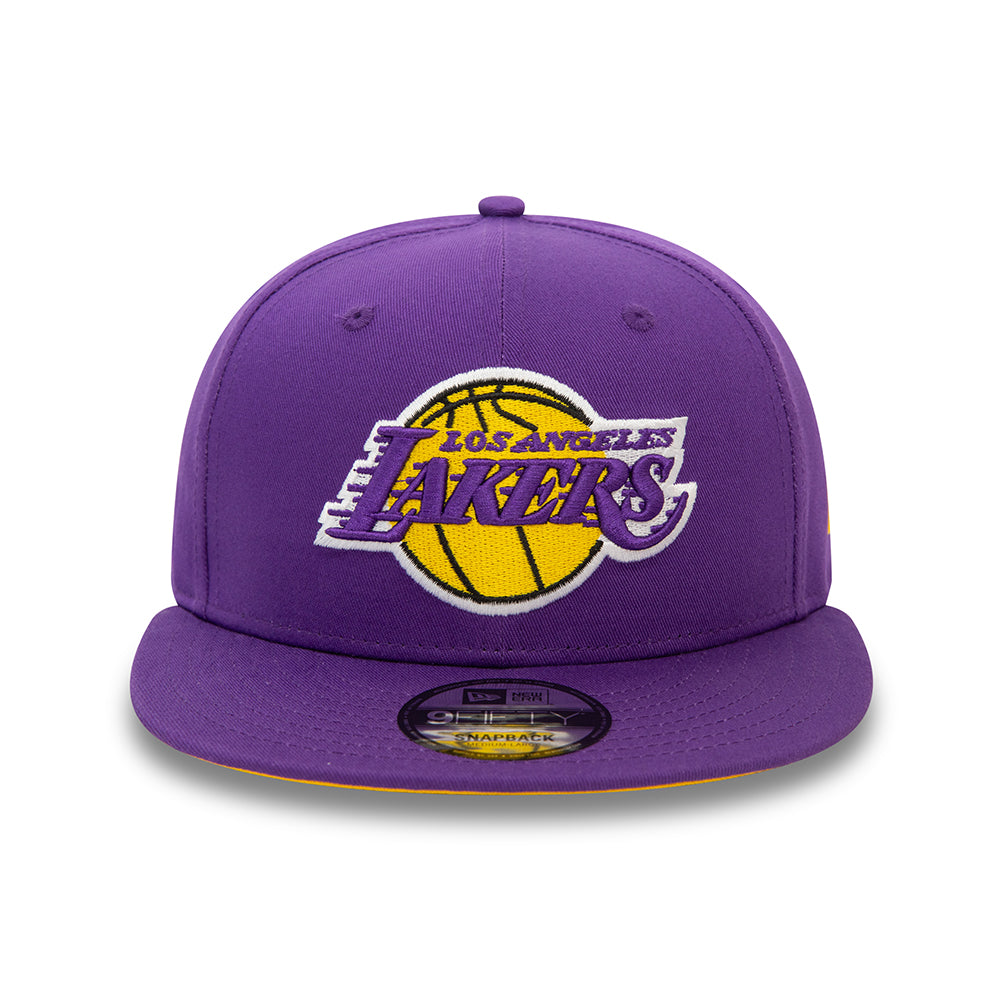 Casquette Snapback 9FIFTY NBA Rear Logo L.A. Lakers violet NEW ERA