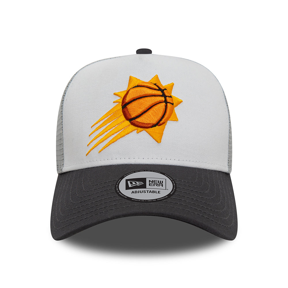 Casquette Trucker NBA Rear Arch A-Frame Phoenix Suns gris-graphite NEW ERA