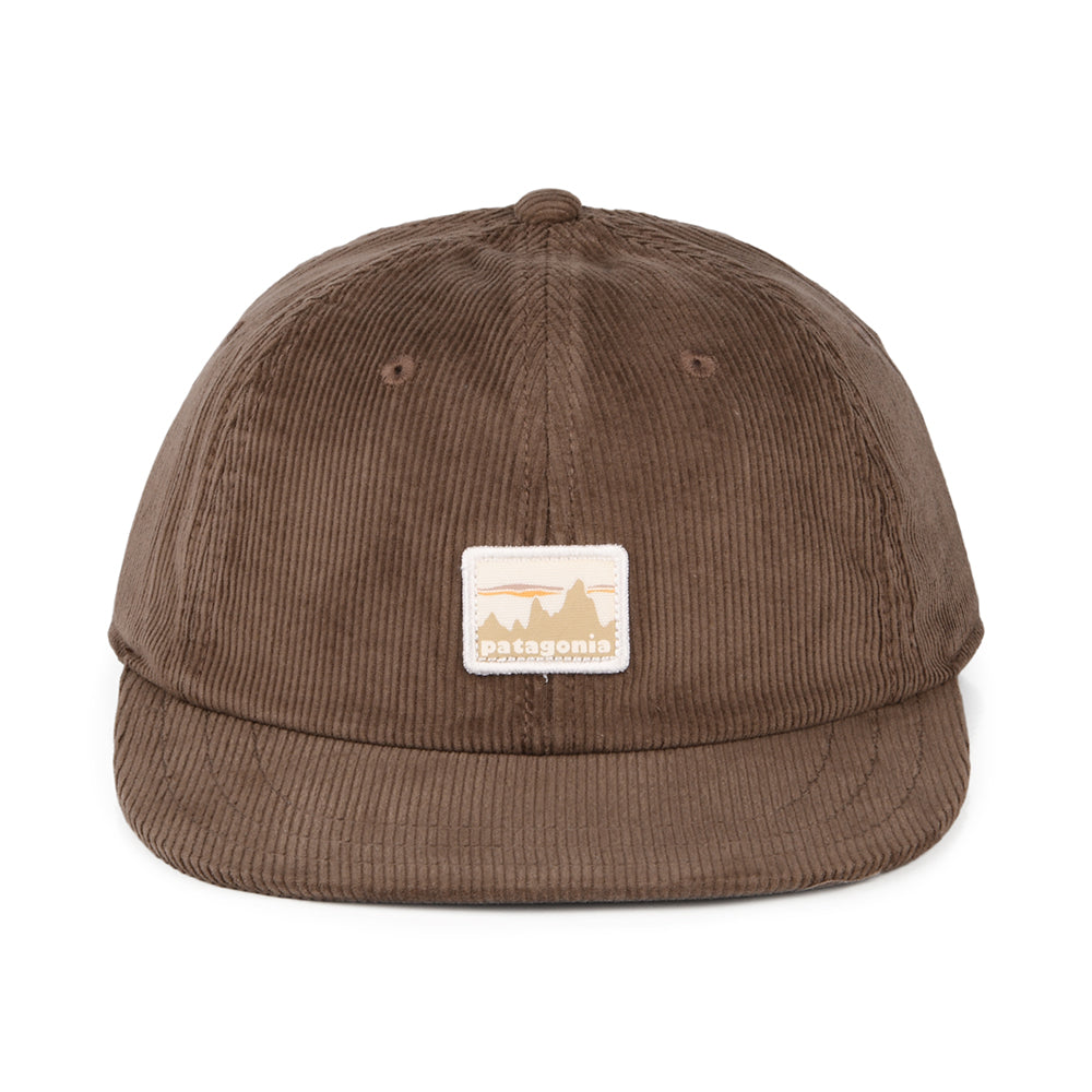 Casquette Snapback en Velours Côtelé 73 Skyline marron PATAGONIA