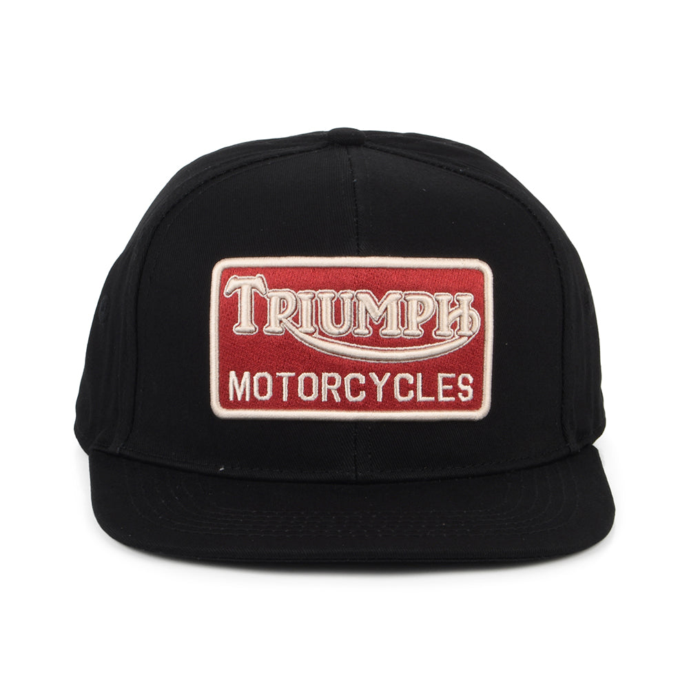 Casquette en Coton à Visière Plate Straggler noir TRIUMPH MOTORCYCLES