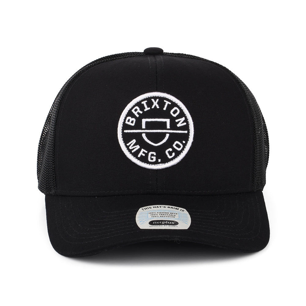 Casquette Trucker Crest NetPlus MP noir BRIXTON