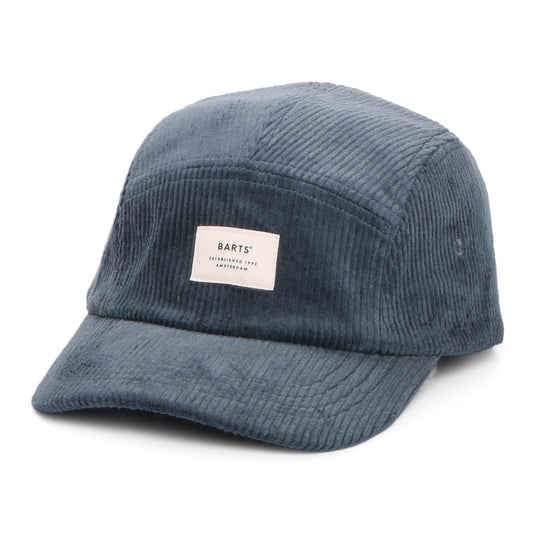 Casquette 5 Panel en Velours Côtelé Hardford bleu marine BARTS