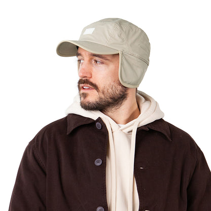 Casquette 5 Panel Hydrofuge Avec Protège-Oreilles Hydero beige BARTS