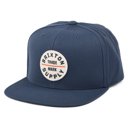 Casquette Snapback Oath III bleu ardoise BRIXTON