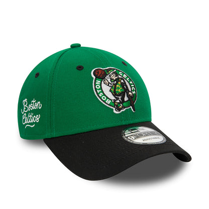 Casquette 9FORTY NBA Side Patch Boston Celtics vert-noir NEW ERA