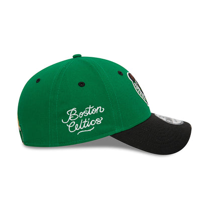 Casquette 9FORTY NBA Side Patch Boston Celtics vert-noir NEW ERA