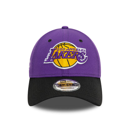 Casquette 9FORTY NBA Side Patch L.A. Lakers violet-noir NEW ERA