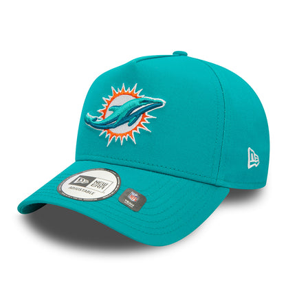 Casquette Snapback NFL OTC A-Frame Miami Dolphins bleu sarcelle NEW ERA