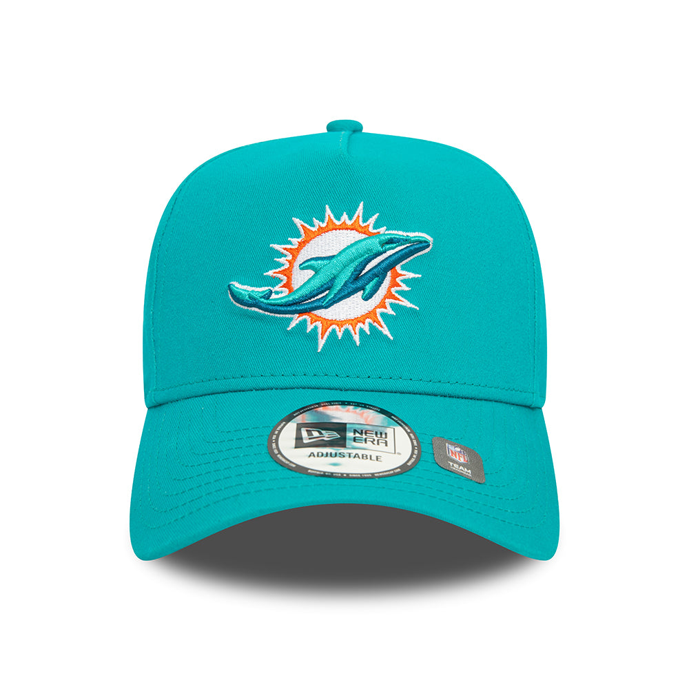 Casquette Snapback NFL OTC A-Frame Miami Dolphins bleu sarcelle NEW ERA