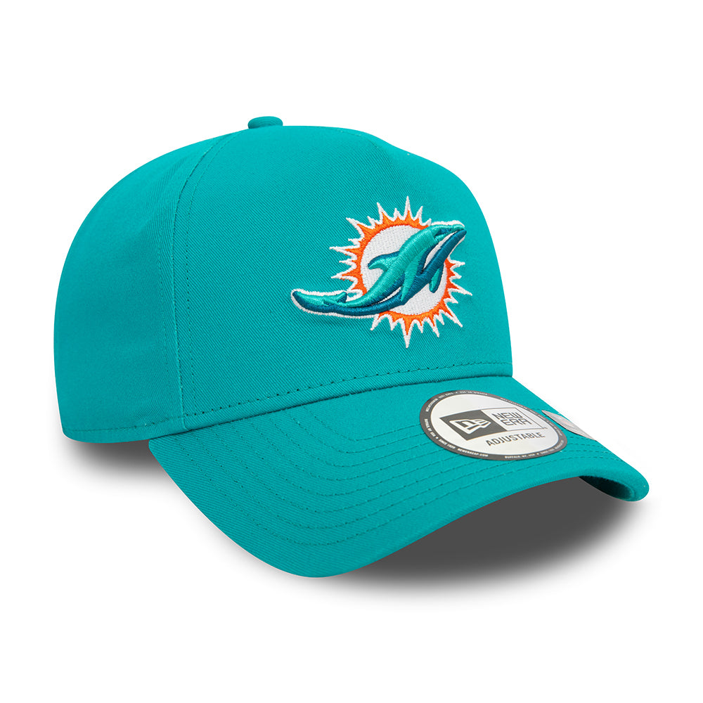 Casquette Snapback NFL OTC A-Frame Miami Dolphins bleu sarcelle NEW ERA