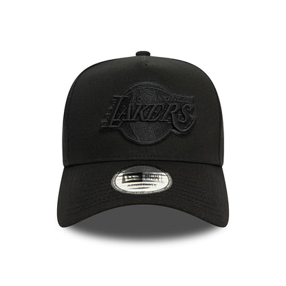 Casquette Snapback NBA Monochrome A-Frame L.A. Lakers noir sur noir NEW ERA