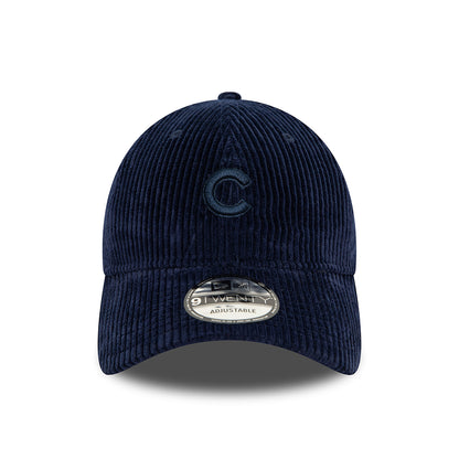 Casquette 9TWENTY MLB Cord Chicago Cubs bleu marine NEW ERA