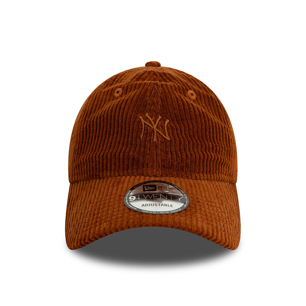 Casquette 9TWENTY MLB Cord New York Yankees marron NEW ERA