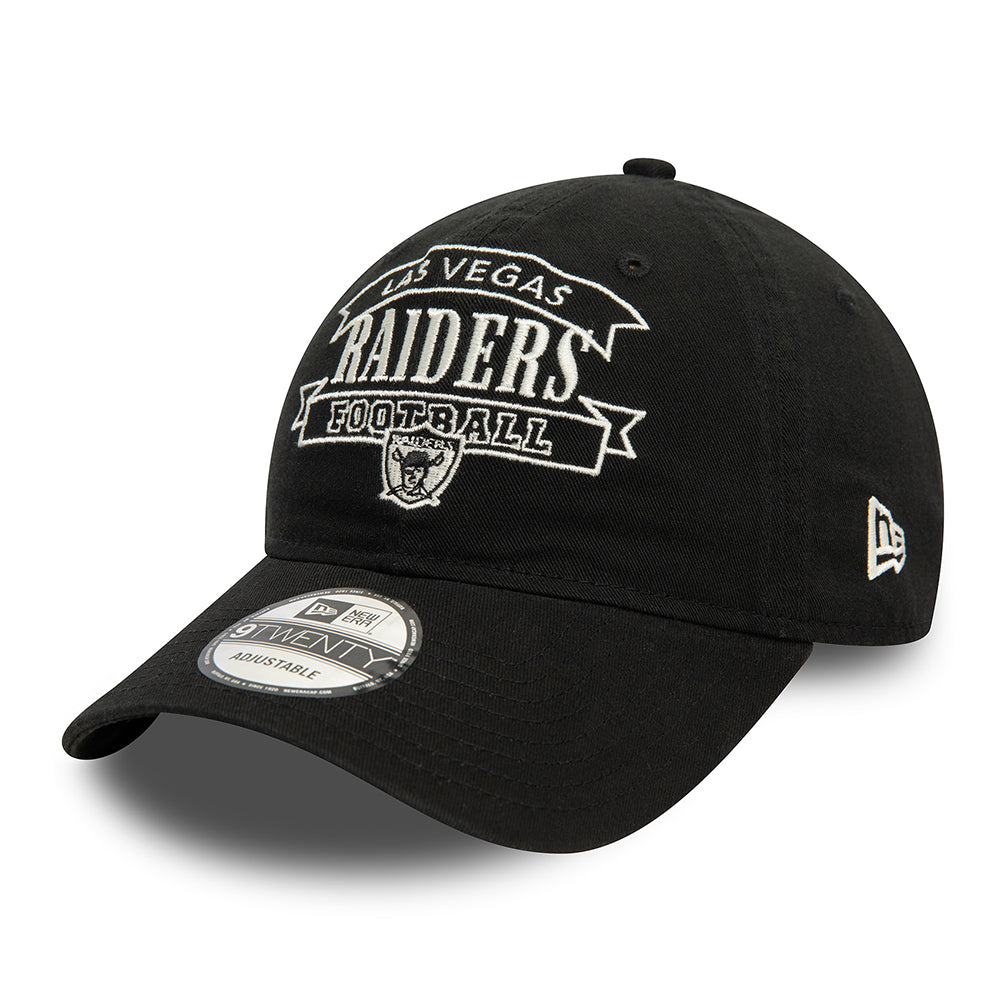 Casquette 9TWENTY NFL Retro Las Vegas Raiders noir NEW ERA