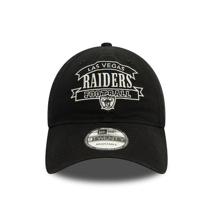 Casquette 9TWENTY NFL Retro Las Vegas Raiders noir NEW ERA