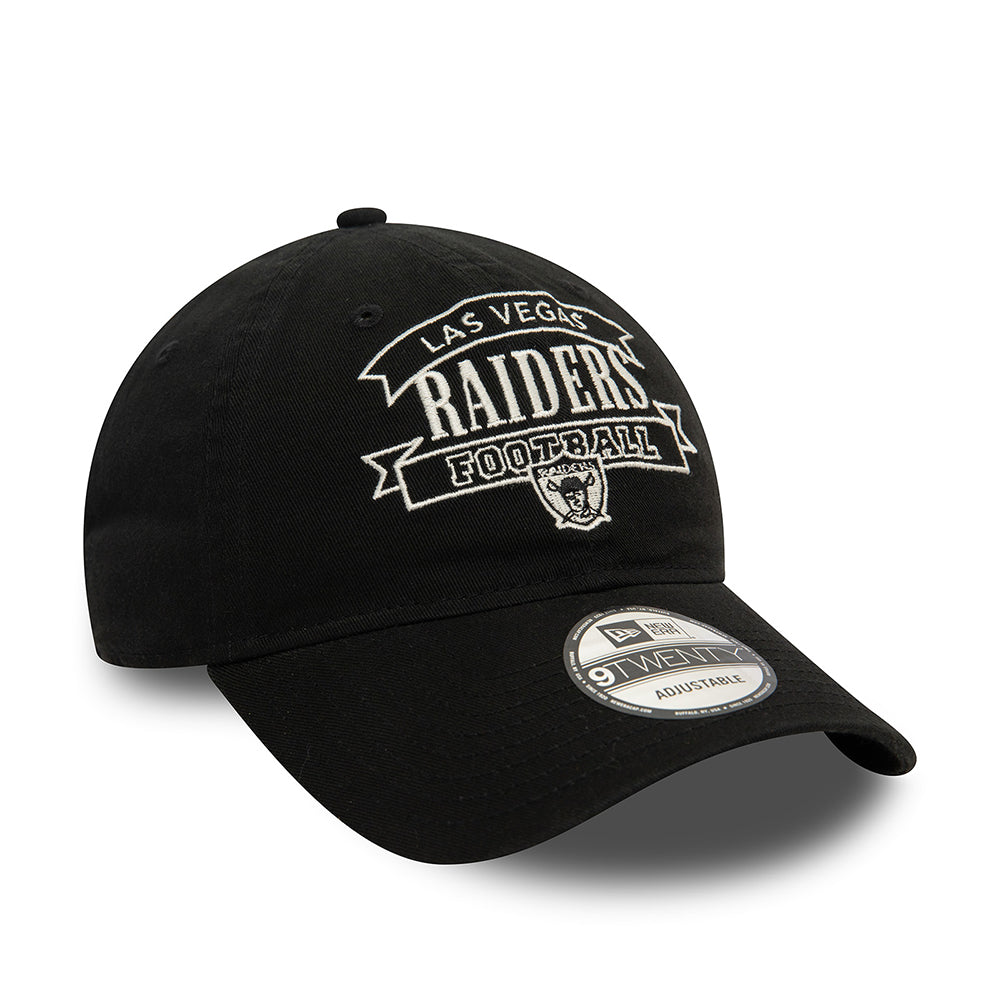 Casquette 9TWENTY NFL Retro Las Vegas Raiders noir NEW ERA