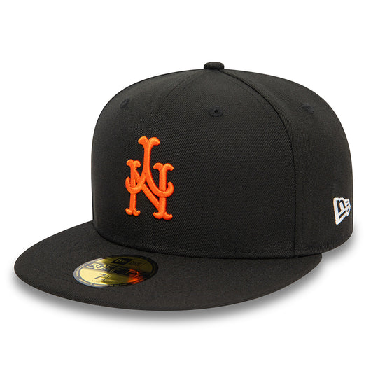 Casquette 59FIFTY MLB Upside Down AOP New York Mets noir-orange NEW ERA