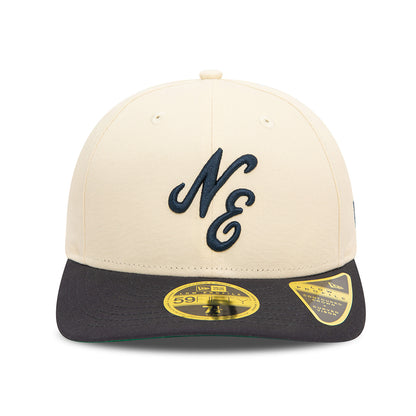 Casquette 59FIFTY NE Heritage Script Low Profile pierre-bleu marine NEW ERA