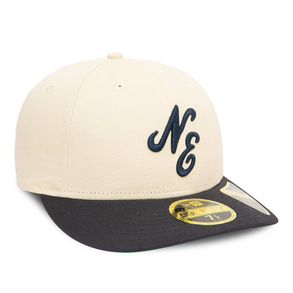 Casquette 59FIFTY NE Heritage Script Low Profile pierre-bleu marine NEW ERA