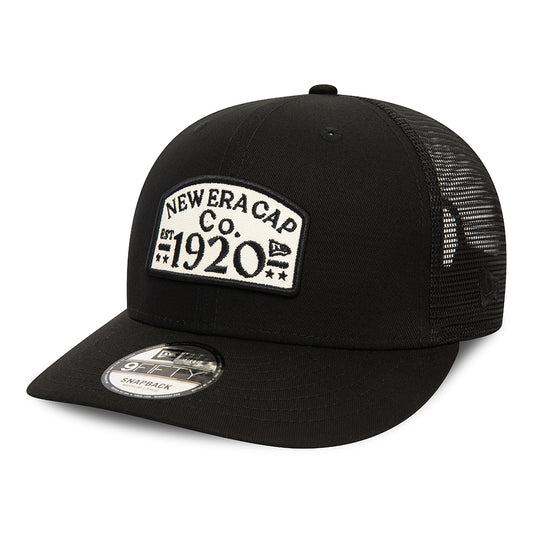 Casquette Trucker 9FIFTY Pré-Incurvée noir NEW ERA